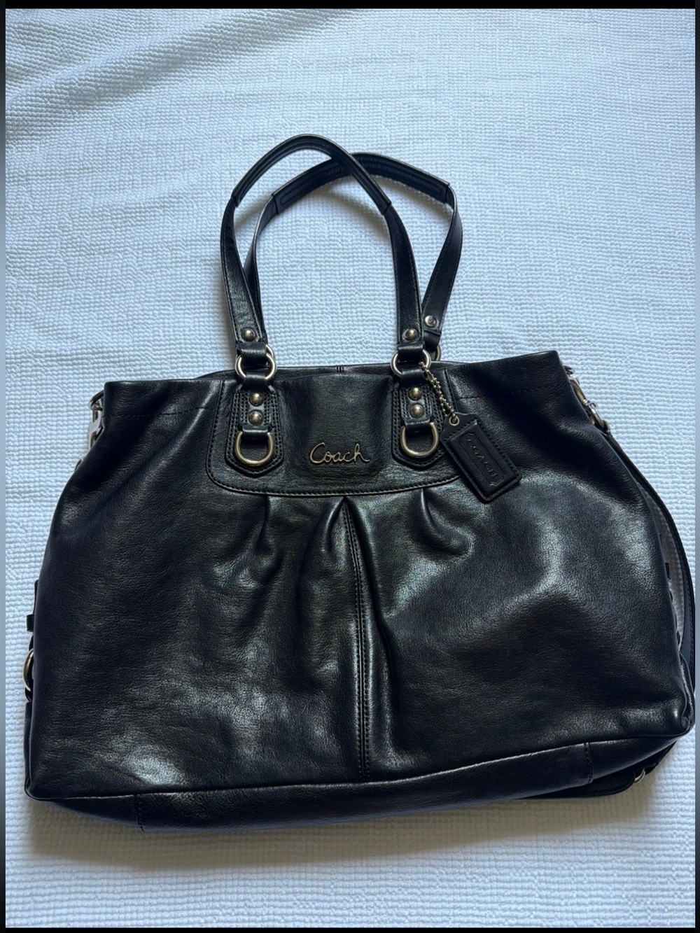 Coach Ashley Leather Carryall Bag